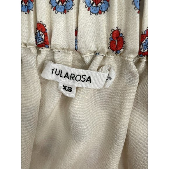 Tularosa Womens xs Elastic Waist Side Tie Mini Skirt Multicolor lined - Picture 5 of 6